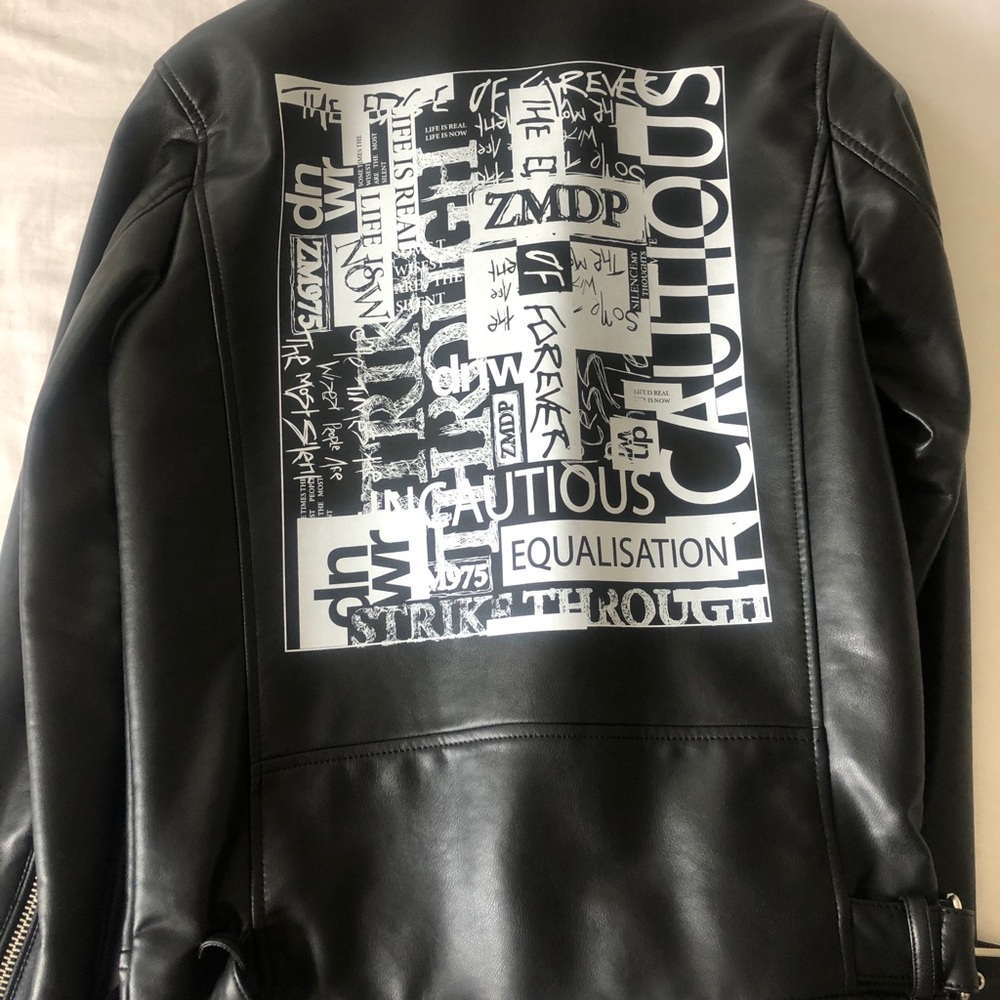 Zara leather jacket